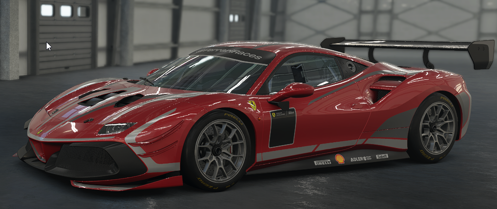 assetto corsa Ferrari 488 Challenge Evo